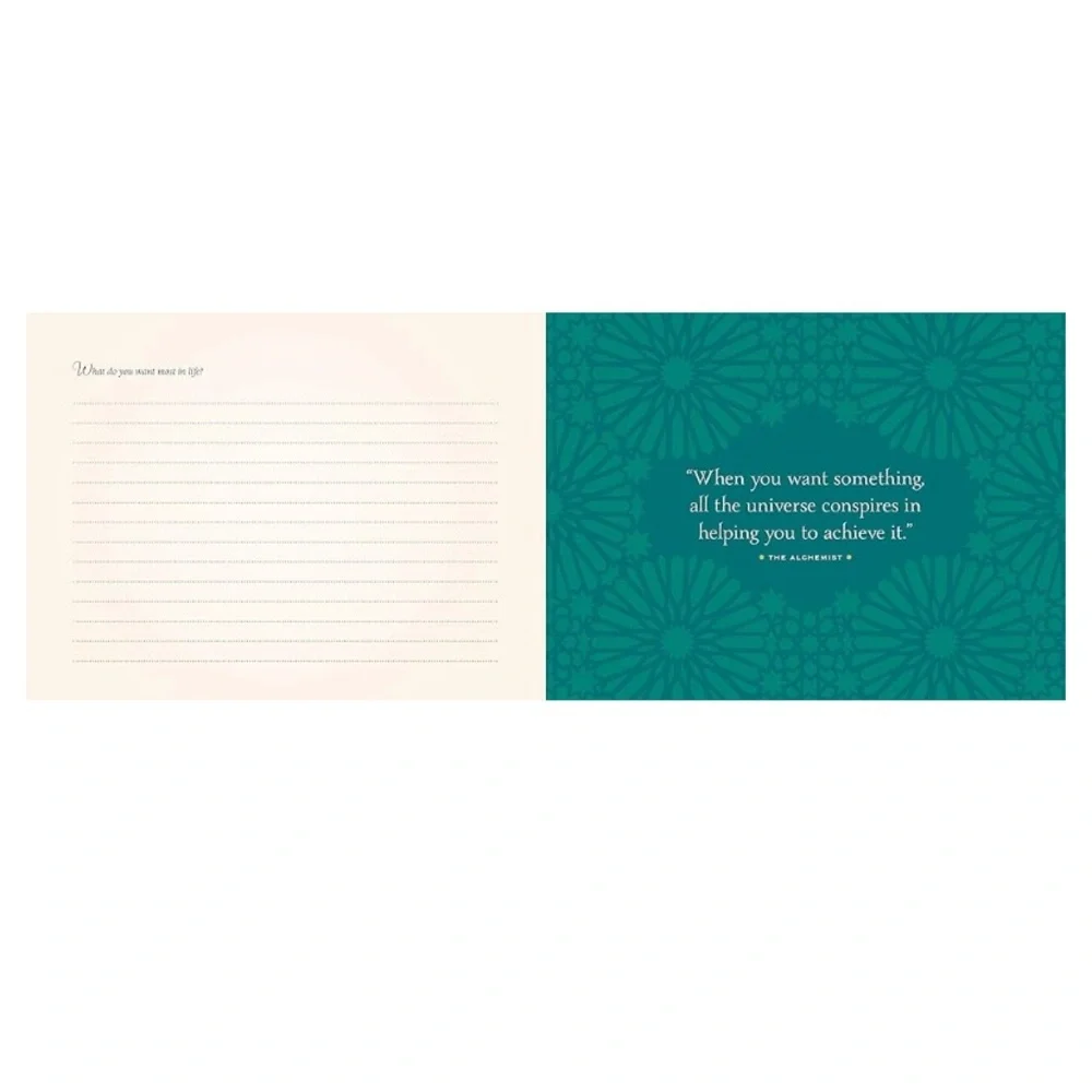 PAULO COELHO JOURNEY of DISCOVERY GUIDED JOURNAL SELF HELP INSPIRATION